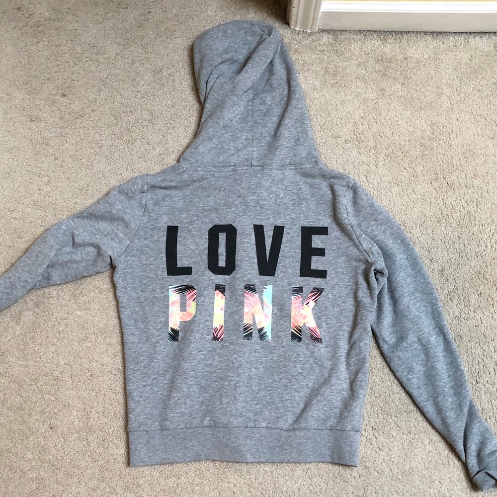 Love Pink grey sweatshirt